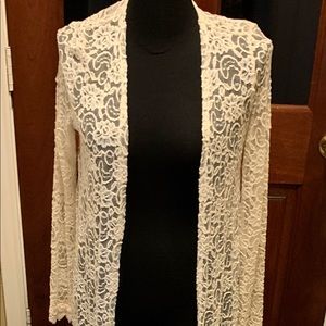 Adorable Maxi lace jacket